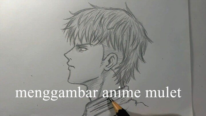 menggambar anime mulet