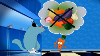 Oggy sống cùng Cà rốt