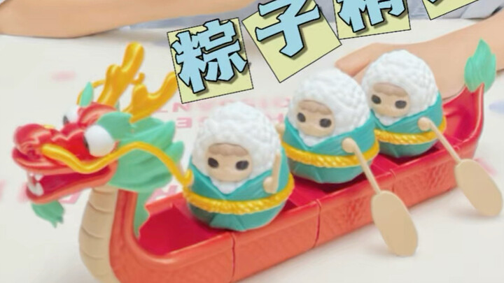 After 16 hours of 3D printing, an elementary school student gets immersed in crafting four zongzi sp