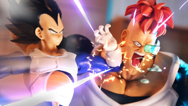 "656 Stop Motion Animation" Vegeta vs Licum | Seven ดราก้อนบอล | SHF | Ginyu Force