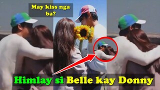 Humalik nga ba sa NOO ni Belle Mariano si Donny matapos nitong bigyan ng bulaklak? May pa hug!