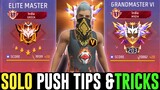 Road To Grandmaster✅ Solo Wins Top 1 Player | Solo rank push tips and tricks #rankpush