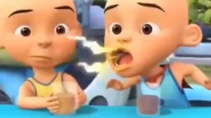 keluar petir dari mulut ipin