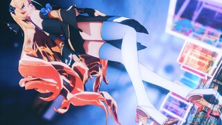 [MMD]ดูเรนดัลสุดวิเศษใน <Honkai Impact 3> ในชุดกี่เพ้าโชว์ไหล่