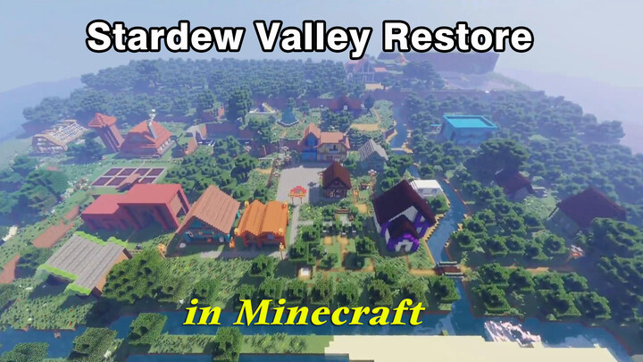 [Game] Minecraft - Tái hiện lại quang cảnh trong Stardew Valley 