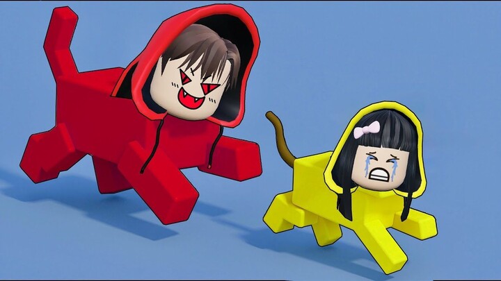 Yuta, Mio Dan Baby Celine Jadi Kucing Untuk Menangkap tikus  ROBLOX