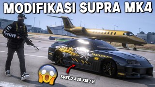 MODIFIKASI MOBIL SUPRA MK4 DARI PENCURIAN DI PELABUHAN, SPEEDNYA GA NGOTAK !! - GTA 5 ROLEPLAY