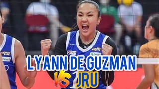 LYANN DE GUZMAN vs JRU | Game Highlights | Shakey’s Super League 2022 | Women’s Volleyball