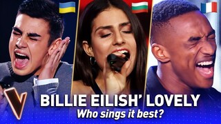 The best LOVELY by Billie Eilish & Khalid covers in The Voice | Who sings it best? #6