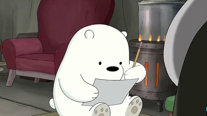 (Super cute) When the polar bear was little. . - We Bare Bears series short 7