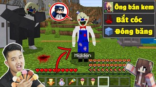 Minecraft, Nhưng bqThanh Trở Thành ÔNG BÁN KEM (Ice Scream) Ác Quỷ Troll Ốc...