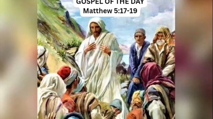 GOSPEL OF THE DAY (03/11/2026) Matthew 5:17-19 #faith #gospel #lent2026