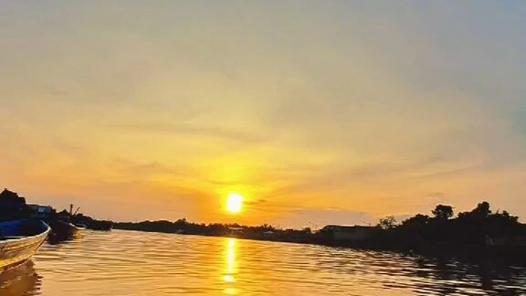 indah nya senja d sore hari