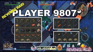 "PLAYER 9807"  base raided using unfinished turret/REVENGE RAID/1 C4  - Last Day On Earth: Survival