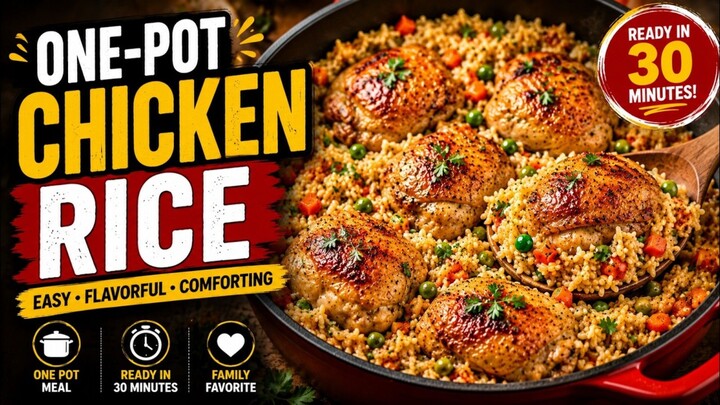 One-Pot Chicken Rice | Homemade Cooking