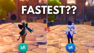 YELAN is still the FASTEST Character?? Lynette Speed Comparison [Genshin Impact]