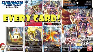 Best Digimon TCG Starter Deck Yet!? Every Card Revealed! RagnaLoardmon (ST-13)! (Digimon TCG News)