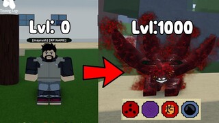 I Reached Max Level 1000 In Shinobi Life 2 Roblox! Noob To Master