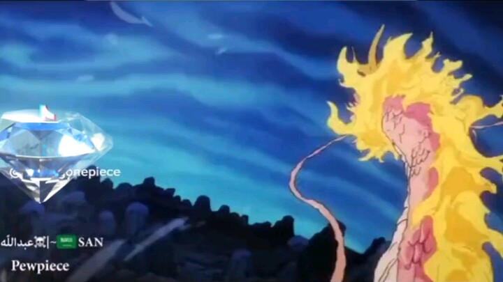 efik moment Momo jadi naga besar dan lufi vs kaido