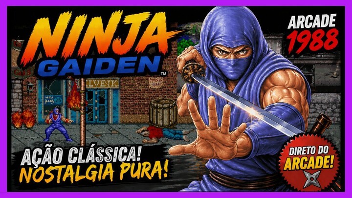 NINJA GAIDEN / Master Ninja 1988 - The Arcade Ninja!