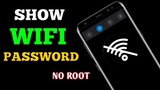 how to see WIFI password on android phone if connected