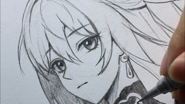 Teach you how to draw a cool Jingliu