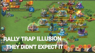OVERLORD INDO GUILD COME FOR MY MINI MEGA RALLY TRAP..COUNTERED WITH MH GEARS..LORDS MOBILE