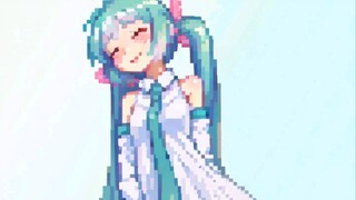 初音未来像素摇