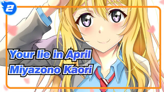 Your lie in April|[Painting Process】Miyazono Kaori_2