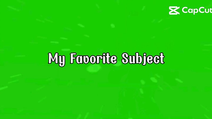 my favourite subjects