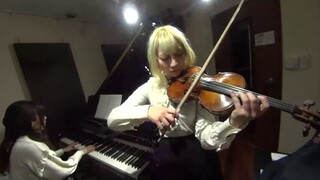 ヴァイオレット・エヴァーガーデン｢Violet Snow｣バイオリンとピアノで弾いてみた。Violet Evergarden ,