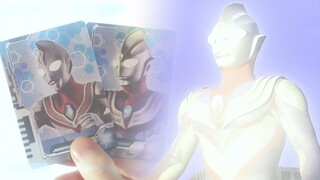 Ultraman: Dyna gave his and Tiga's cards to Dekai. Tiga's power is really powerful!