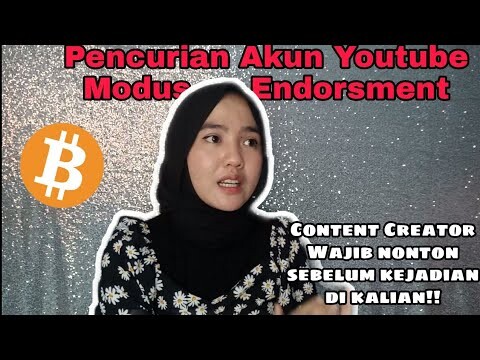 AKUN YOUTUBE DIHACK DIJADIKAN TAMBANG BITCOINT - Story detail Kejadian !!
