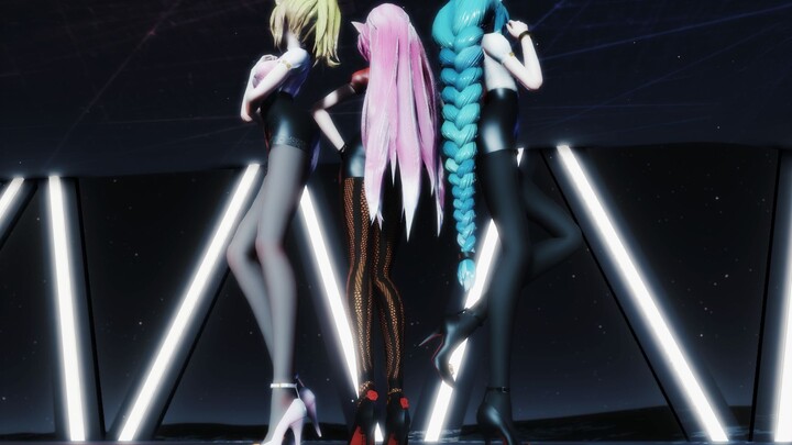 【MMD】เลขาสาวออฟฟิศน่ารักก้องสะท้อนใต้แสงจันทร์! ได้เวลาเลือกเมียอีกแล้ว~