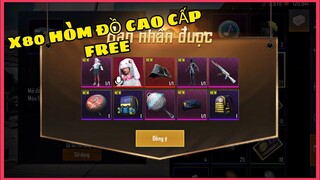 X80 HÒM ĐỒ CAO CẤP FREE, AUTO RA ĐỒ HUYỀN THOẠI NHỜ SỰ FÒ TRỢ CỦA CÁC BẬC SIÊU NHÂN || PUBG MOBILE