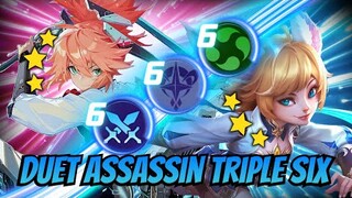 AKHIRNYA AKU BISA BIKIN SYNERGI TRIPLE 6 !! 6 ASASIN 6 ASTRO 6 ELEMENTALIS !! COMBO MAGIC CHESS