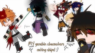 Genshin Characters Reacting Ships! |Gacha|Skit|Xiaoether|Zhongchi|Kazuscara|Heikazu|