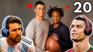 Messi & Ronaldo react to Funny Moments 20!