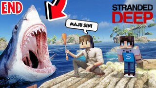 DUO KOCAK LAWAN BOS HIU GANAS DAN MENAMATKAN STRANDED DEEP!!