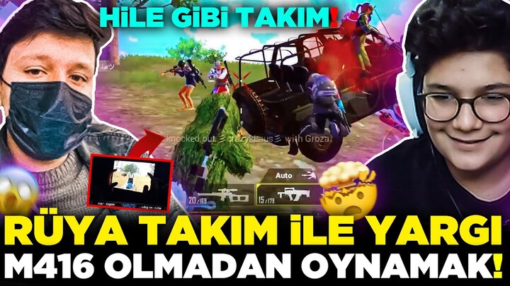 M416 OLMADAN OYNAMAK!! 🥶 RÜYA TAKIM ile ERANGEL TEMİZLİĞİ Pubg Mobile