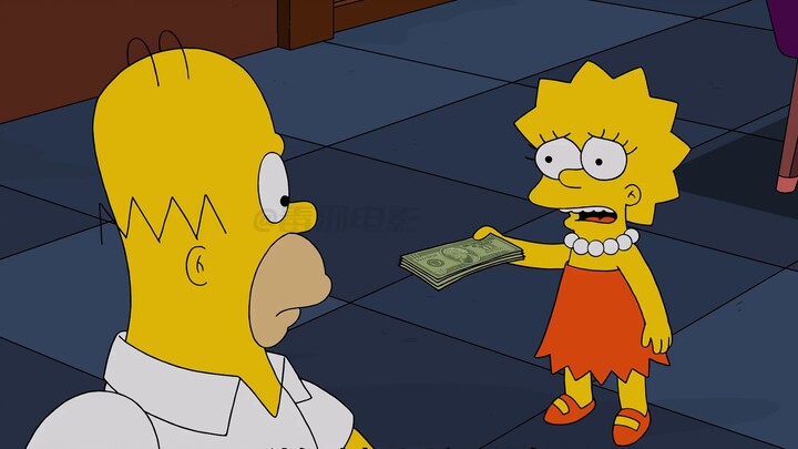 Bart was baptized by God, turned over a new leaf and became a model student. The Simpsons' Prank