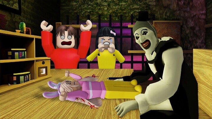 Yuta Dan Mio DItangkap Badut Hitam Dan Putih  ROBLOX