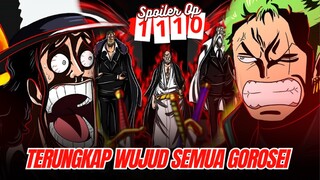 FULL SPOILER OP 1110 GOKIL WUJUD DAN KEKUATAN SEMUA GOROSEI AKHIRNYA TERUNGKAP,NIKA VS 5 GOROSEI !