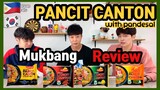 [REVIEW] Korean Guys try Filipino food Pancit Canton with Pandesal MUKBANG