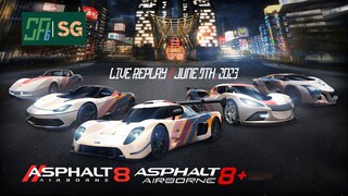 [Asphalt 8: Airborne (A8)] Cherry Blossom TLE & A8 Plus | Game Live Replay | June 9th, 2023, UTC+8