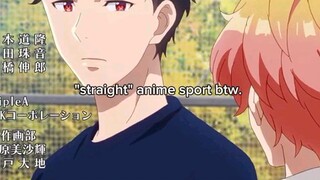 it's always the SPORT ANIMES that's fruity