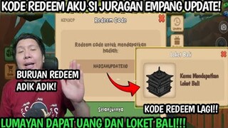 KODE REDEEM AKU SI JURAGAN EMPANG V1.2.2 || REDEEM CODE AKU SI JURAGAN EMPANG