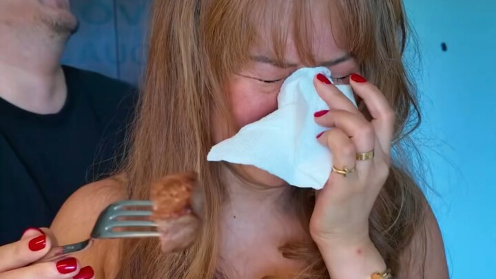 A vegetarian eats meat for the first time in fourteen years