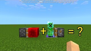 Redstone + Creeper = ?