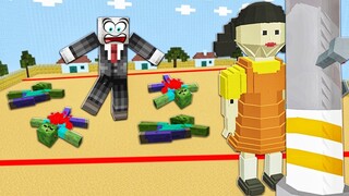 NẾU SLENDERMAN CHƠI SQUID GAME TRONG MCPE | Thử Thách SlenderMan
